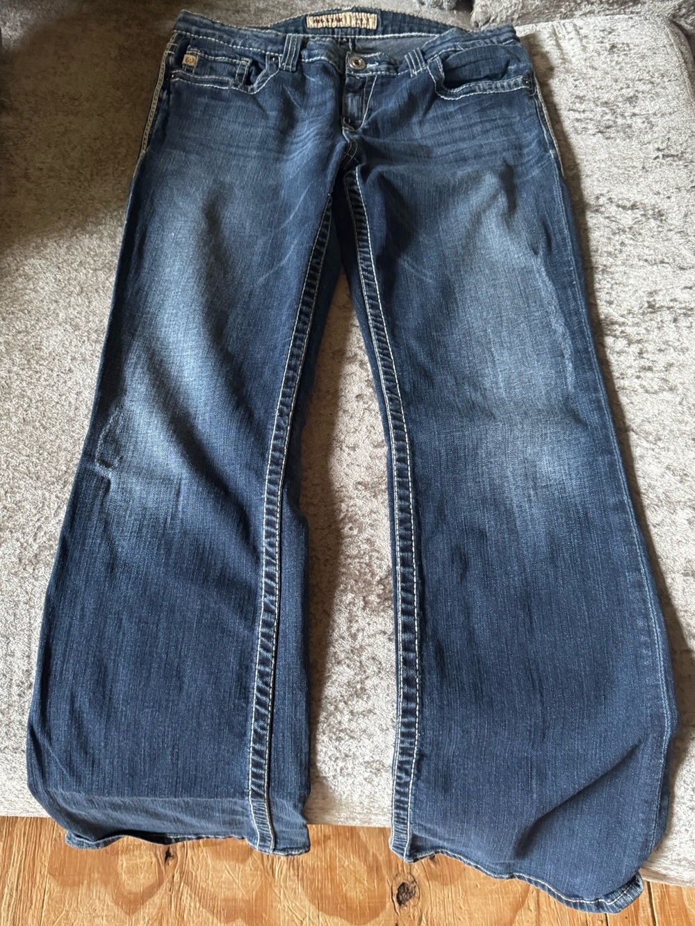 Big Star Women’s Casey K Dark Blue Bootcut Jeans- 31x30